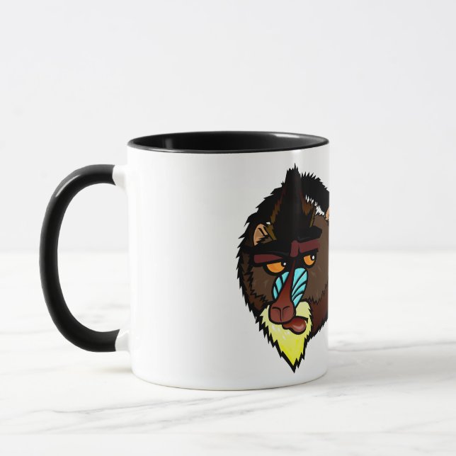 MANDRILL RINGER MUG (Left)