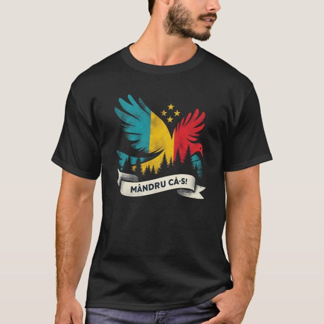 Mandru ca-s roman T-Shirt (Front)