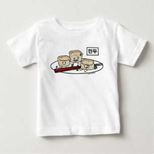Mandu Korean dumpling dim sum breakfast hangul Baby T-Shirt