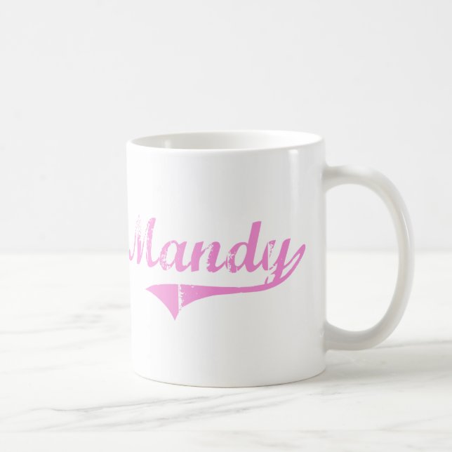 Mandy Classic Style Name Coffee Mug (Right)