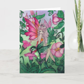 "Mandy" fairy blank greeting card
