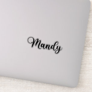 Mandy Name - Handwritten Calligraphy