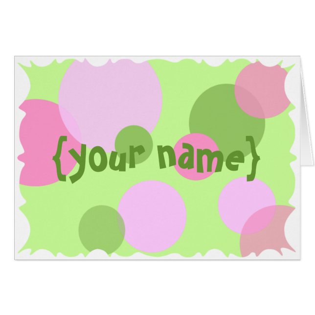 Mandy Personalized Card (Front Horizontal)