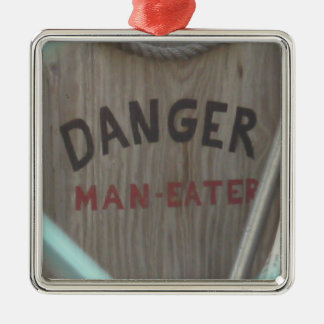 ManEater Metal Ornament