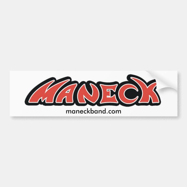 Maneck - Bumper Sticker (Front)
