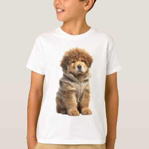 Maned Chow Puppy Kids T-Shirt