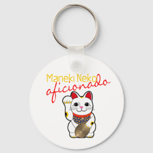 Maneki Neko Aficionado Keychain