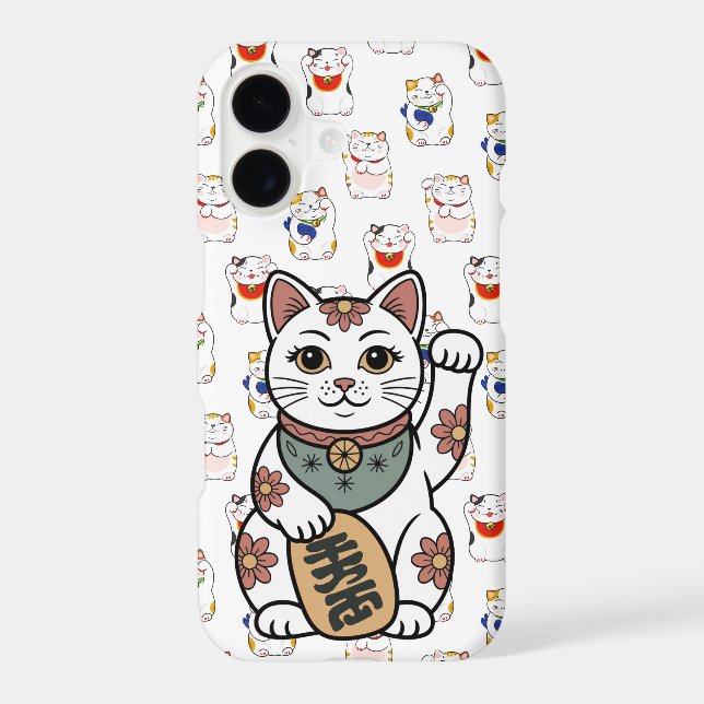 Maneki Neko Apple 17 iPhone Case (Verso)