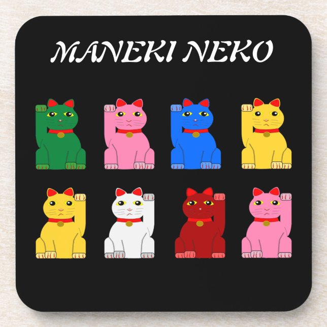 maneki neko coaster (Front)
