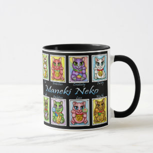 Maneki Neko Good Luck Cats Lucky Cat Mug