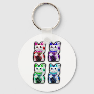 Maneki Neko JAPANESE money CAT Keychain