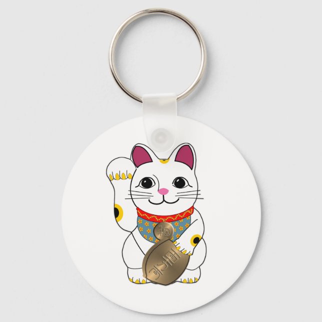 Maneki Neko Keychain (Front)