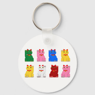 Maneki neko keyholders keychain
