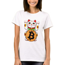 Maneki Neko Lucky Cat Bitcoin Double Paw
