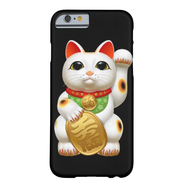 maneki-neko lucky cat japanese charm talisman welc Case-Mate iPhone case (Back)