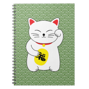 Maneki Neko Lucky Cat Notebook