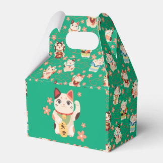 Maneki Neko Lucky Cats Favor Box