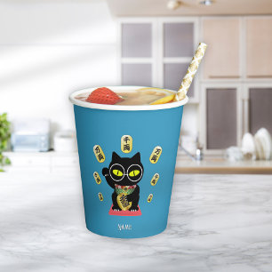 Maneki Neko Lucky Poilue Paper Cups