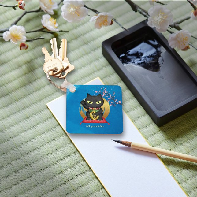 Maneki Neko Lucky Poilue Square Keychain (Maneki Neko Lucky Poilue Square Keychain)