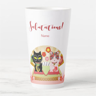 Maneki Neko Lucky Poiluna Latte Mug