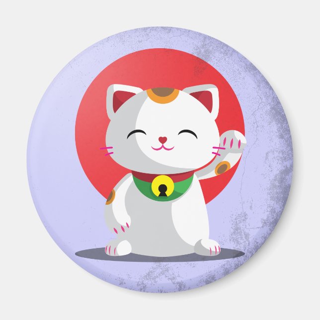 Maneki Neko Magnet (Front)