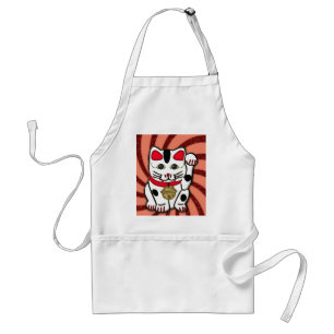 maneki neko standard apron