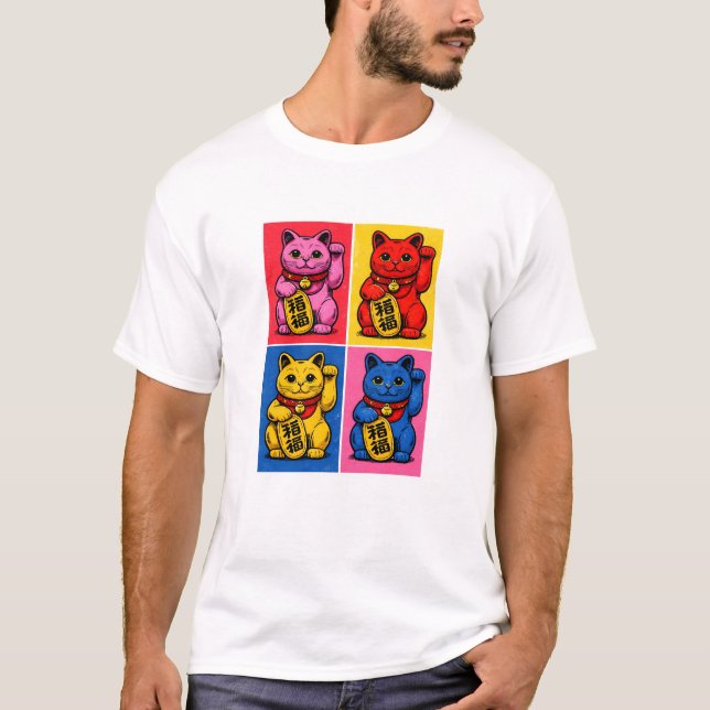Maneki Neko T-Shirt (Front)