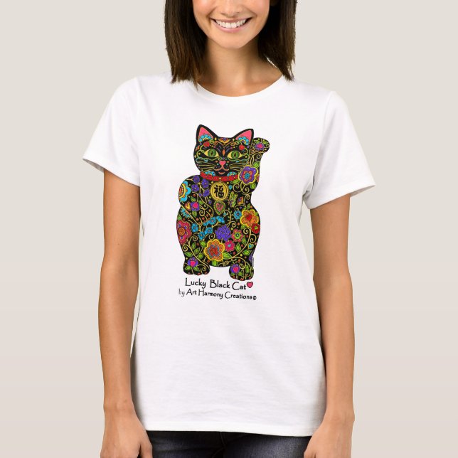 Maneki Neko Woman's T-Shirt (Front)