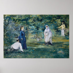 Manet - A Game Of Croquet Poster