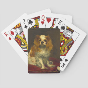 Manet A King Charles Spaniel Playing Cards