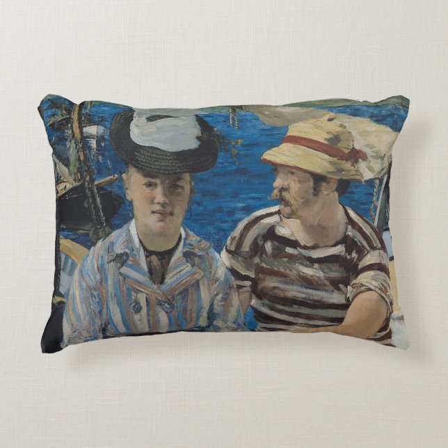 Manet | Argenteuil, 1874 Decorative Pillow (Front)