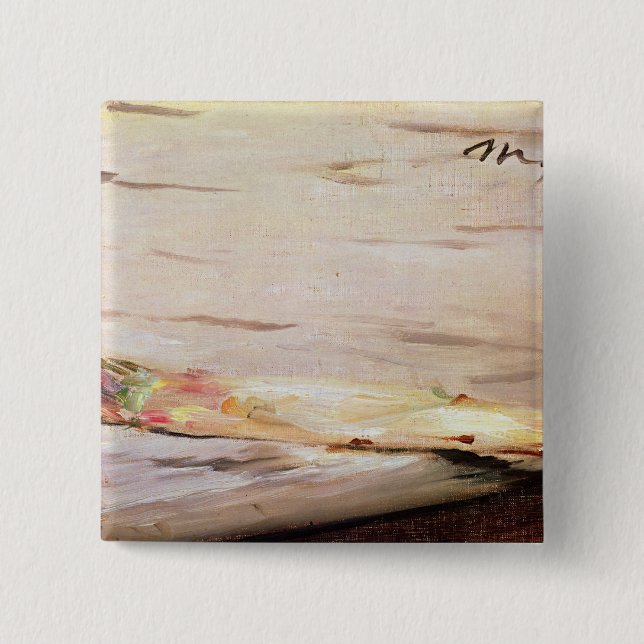 Manet | Asparagus, 1880 2 Inch Square Button (Front)