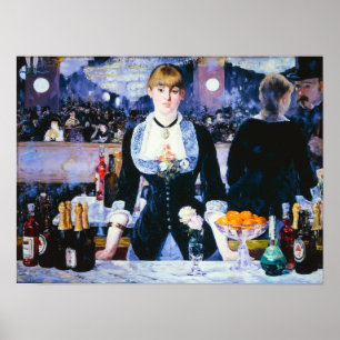 Manet Bar at the Folies Bergere Poster