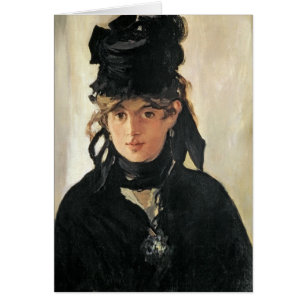 Manet Berthe Morisot avec un bouquet de violette