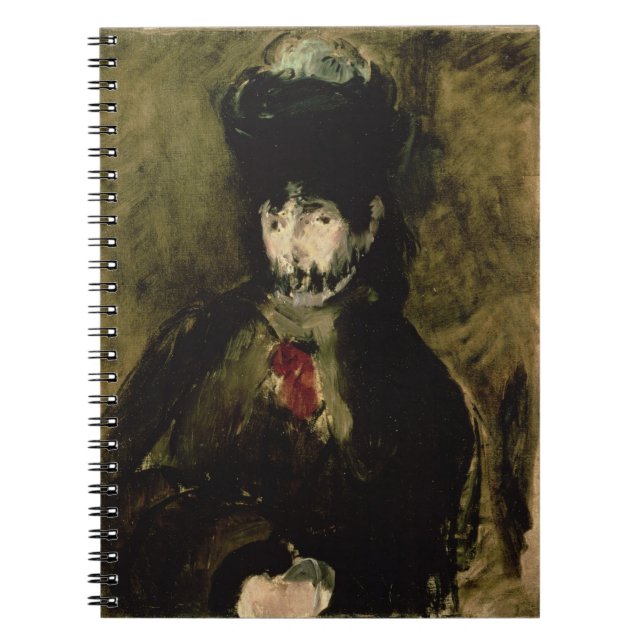 Manet | Berthe Morisot Wearing a Veil, 1872 Notebook (Front)