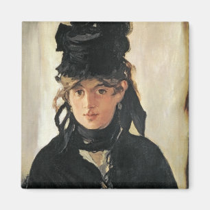Manet   Berthe Morisot with a Bouquet of Violets Magnet