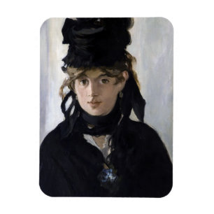 Manet - Berthe Morisot with a bouquet of violets Magnet