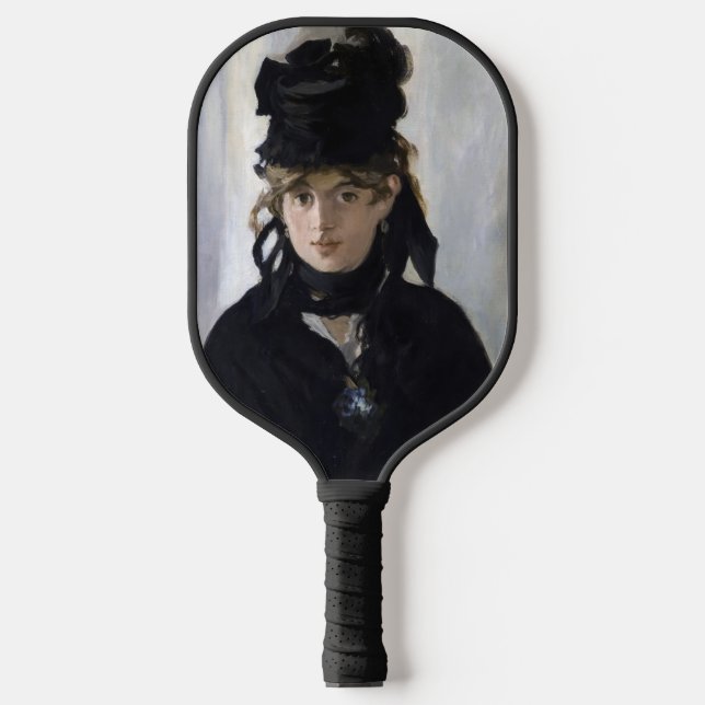 Manet - Berthe Morisot with a bouquet of violets Pickleball Paddle (Front)