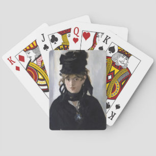 Manet - Berthe Morisot with a bouquet of violets Playing Cards