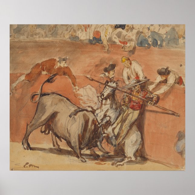 Manet - Bullfight (1865) Poster (Front)