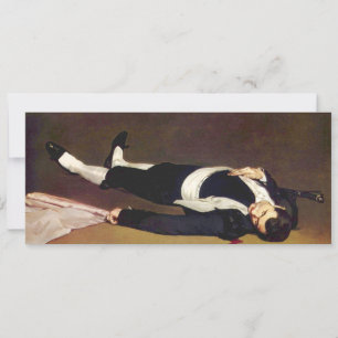 Manet Dead Matador Invitations