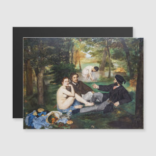 Manet - Déjeuner sur la carte magnétique de l'herb
