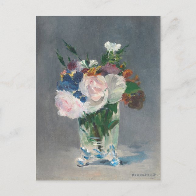 Manet | Flowers in a Crystal Vase, c.1882 Postcard (Front)