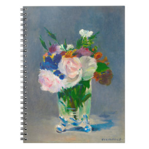 Manet Flowers in a Crystal Vase Notebook
