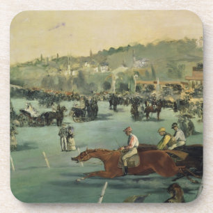 Manet Horse Racing, 1872 Coaster