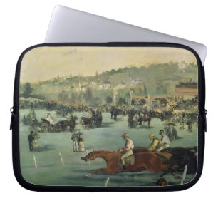Manet   Horse Racing, 1872 Laptop Sleeve