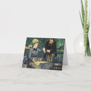 Manet,  In the Conservatory Card