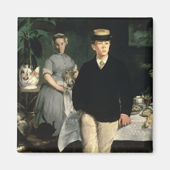 Manet | Luncheon in the Studio, 1868 Magnet (Front)