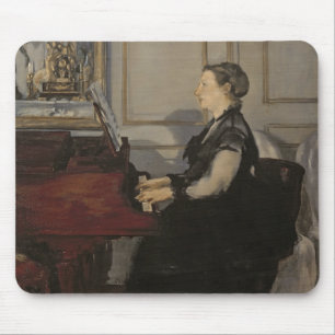 Manet Madame Manet at the Piano, 1868 Mouse Pad