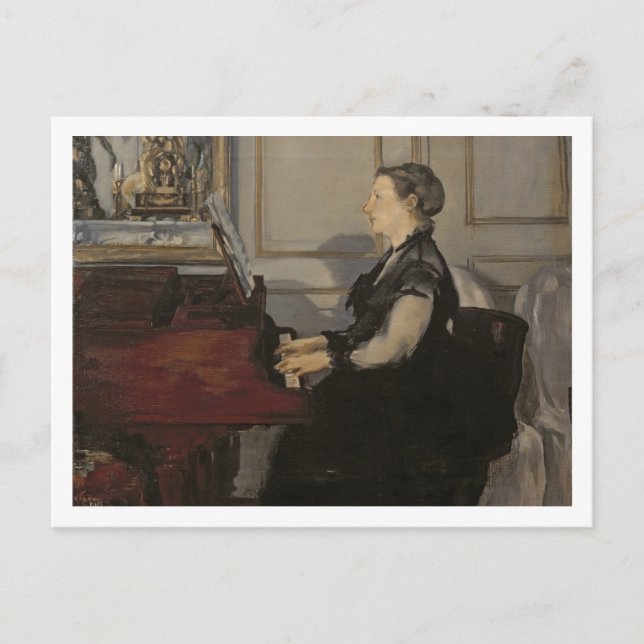 Manet | Madame Manet at the Piano, 1868 Postcard (Front)